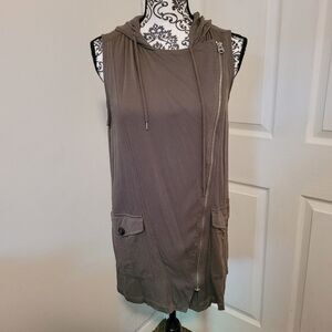 BKE hooded vest tunic
